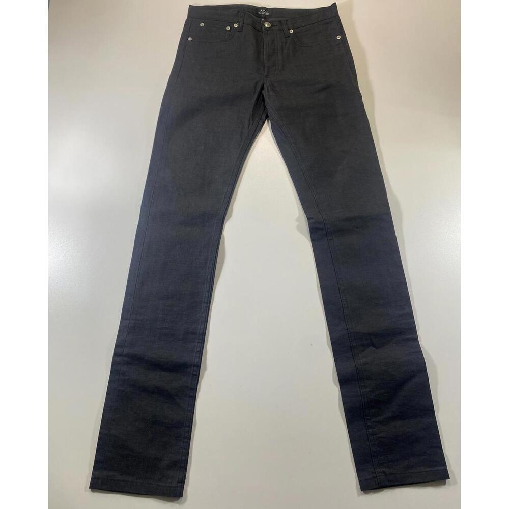 A.P.C. Petit Standard Jean Droit Etroit Black Jeans Size 28